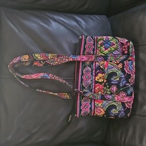 Vera Bradley bag black, pink, yellow and red small